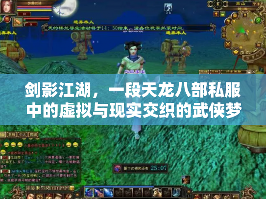 剑影江湖，一段天龙八部私服中的虚拟与现实交织的武侠梦