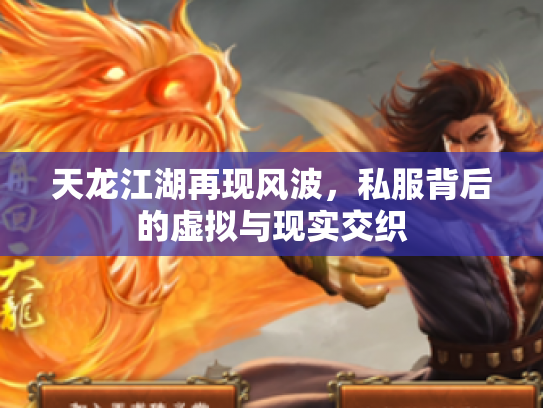 天龙江湖再现风波，私服背后的虚拟与现实交织