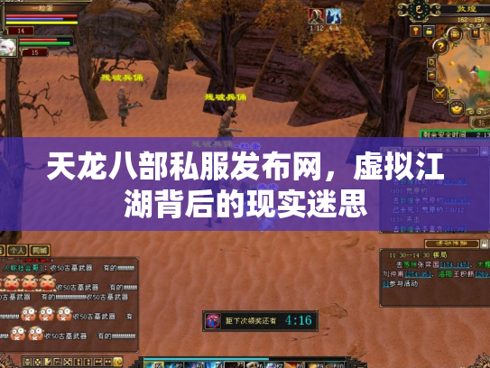 天龙八部私服发布网，虚拟江湖背后的现实迷思