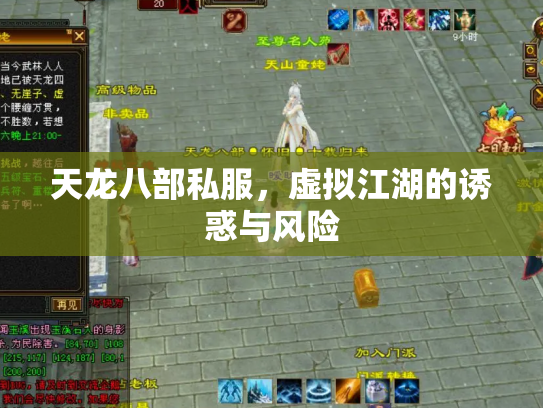天龙八部私服，虚拟江湖的诱惑与风险