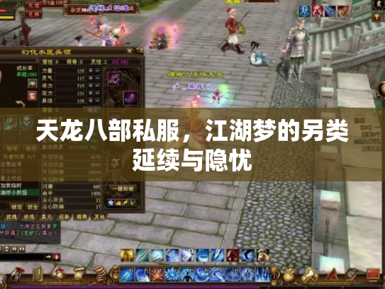 天龙八部私服，江湖梦的另类延续与隐忧
