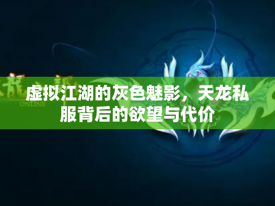虚拟江湖的灰色魅影，天龙私服背后的欲望与代价