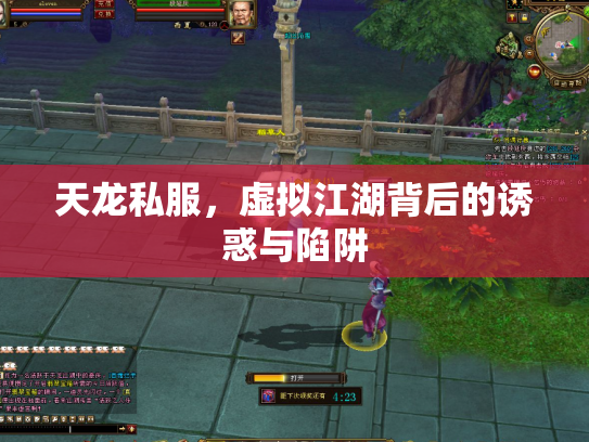 天龙私服，虚拟江湖背后的诱惑与陷阱