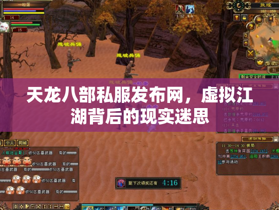 天龙八部私服发布网，虚拟江湖背后的现实迷思