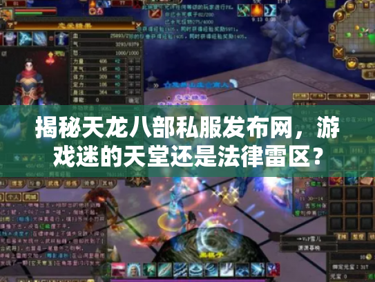 揭秘天龙八部私服发布网，游戏迷的天堂还是法律雷区？