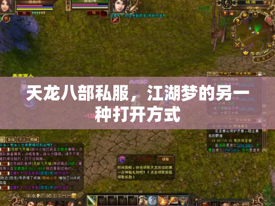 天龙八部私服，江湖梦的另一种打开方式