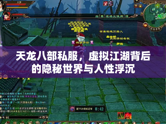 天龙八部私服，虚拟江湖背后的隐秘世界与人性浮沉