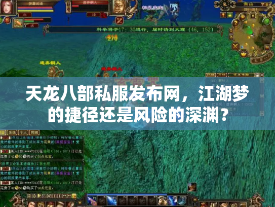 天龙八部私服发布网，江湖梦的捷径还是风险的深渊？