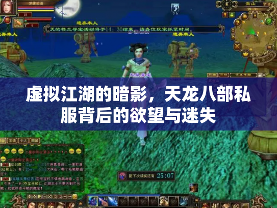 虚拟江湖的暗影，天龙八部私服背后的欲望与迷失