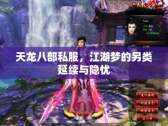 天龙八部私服，江湖梦的另类延续与隐忧