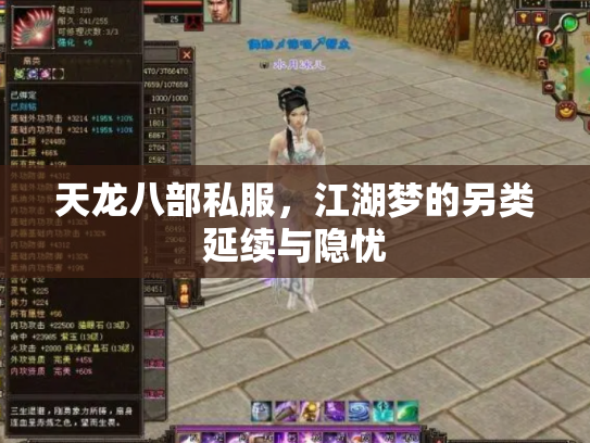 天龙八部私服，江湖梦的另类延续与隐忧