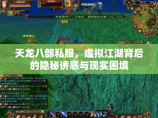 天龙八部私服，虚拟江湖背后的隐秘诱惑与现实困境