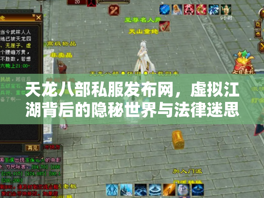 天龙八部私服发布网，虚拟江湖背后的隐秘世界与法律迷思