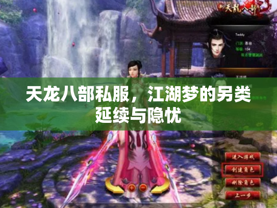 天龙八部私服，江湖梦的另类延续与隐忧