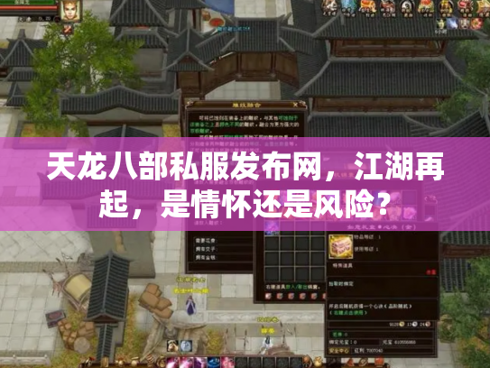 天龙八部私服发布网，江湖再起，是情怀还是风险？