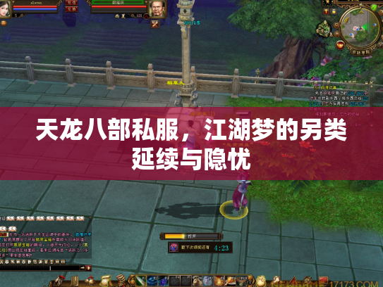 天龙八部私服，江湖梦的另类延续与隐忧