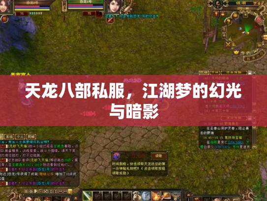 天龙八部私服，江湖梦的幻光与暗影