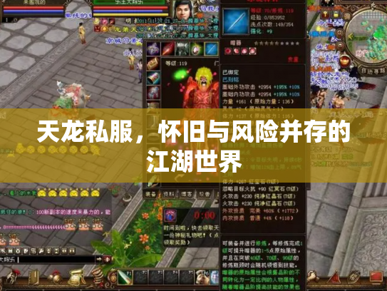 天龙私服，怀旧与风险并存的江湖世界