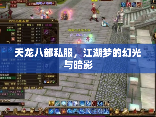 天龙八部私服，江湖梦的幻光与暗影