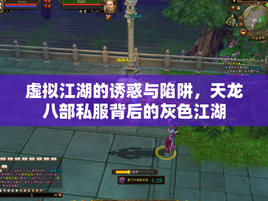 虚拟江湖的诱惑与陷阱，天龙八部私服背后的灰色江湖