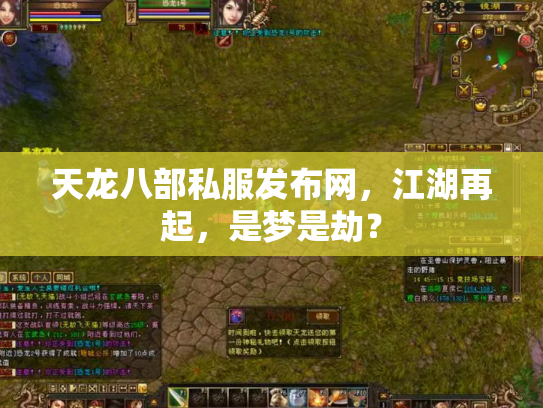 天龙八部私服发布网，江湖再起，是梦是劫？