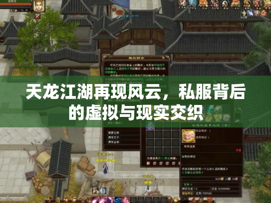 天龙江湖再现风云，私服背后的虚拟与现实交织