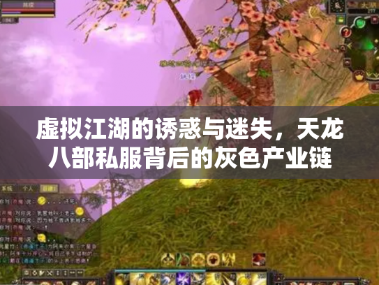 虚拟江湖的诱惑与迷失，天龙八部私服背后的灰色产业链