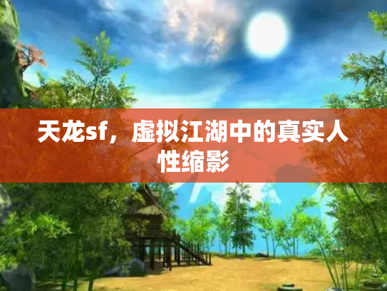 天龙sf，虚拟江湖中的真实人性缩影