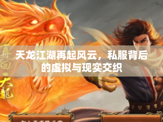 天龙江湖再起风云，私服背后的虚拟与现实交织