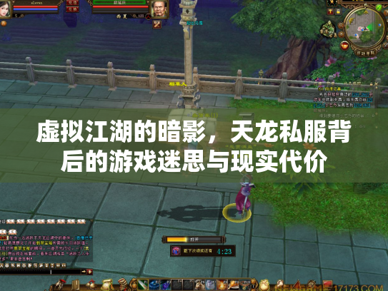 虚拟江湖的暗影，天龙私服背后的游戏迷思与现实代价