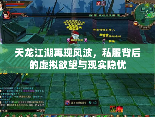 天龙江湖再现风波，私服背后的虚拟欲望与现实隐忧