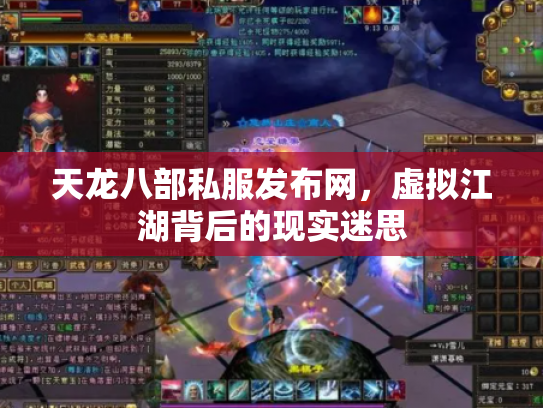 天龙八部私服发布网，虚拟江湖背后的现实迷思