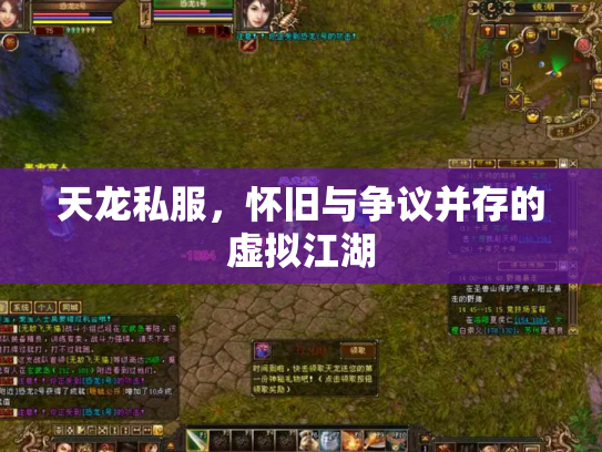 天龙私服，怀旧与争议并存的虚拟江湖