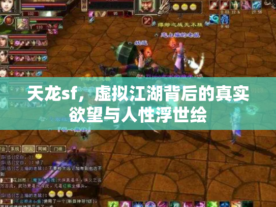 天龙sf，虚拟江湖背后的真实欲望与人性浮世绘