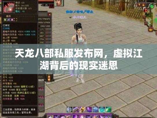 天龙八部私服发布网，虚拟江湖背后的现实迷思