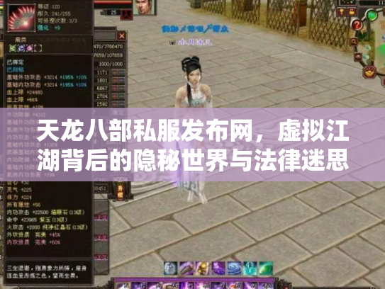 天龙八部私服发布网，虚拟江湖背后的隐秘世界与法律迷思