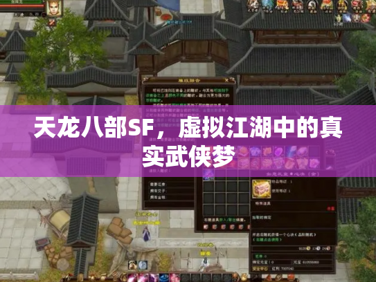 天龙八部SF，虚拟江湖中的真实武侠梦