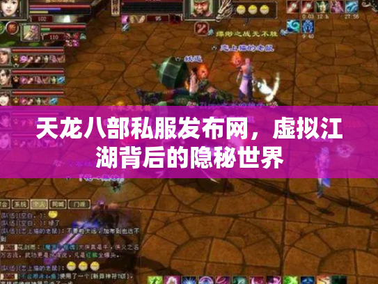 天龙八部私服发布网，虚拟江湖背后的隐秘世界