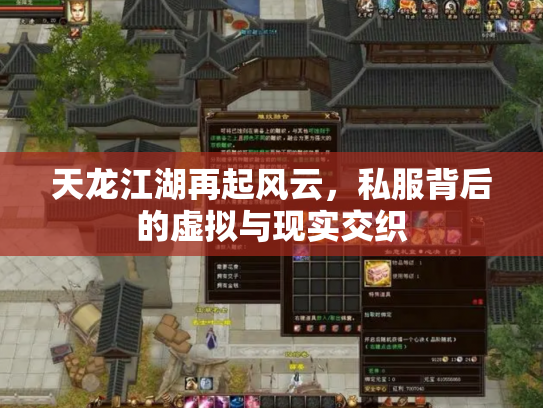 天龙江湖再起风云，私服背后的虚拟与现实交织