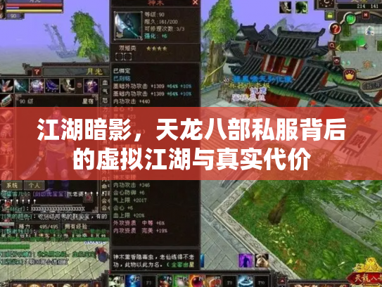 江湖暗影，天龙八部私服背后的虚拟江湖与真实代价