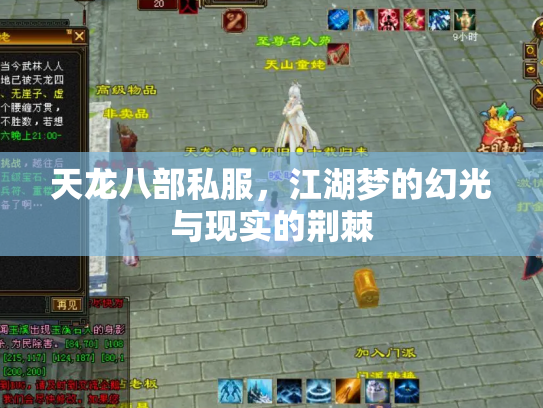 天龙八部私服，江湖梦的幻光与现实的荆棘