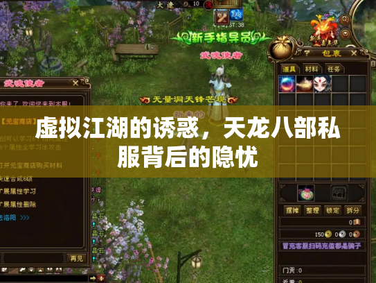 虚拟江湖的诱惑，天龙八部私服背后的隐忧
