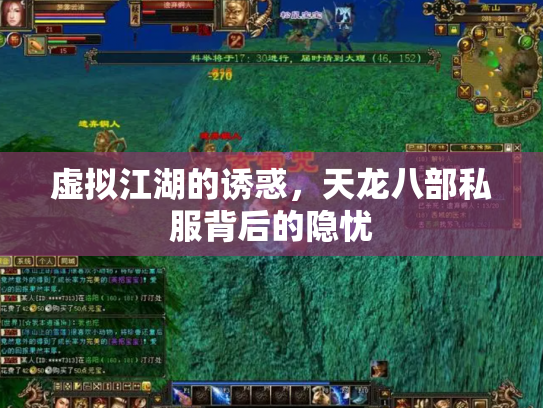 虚拟江湖的诱惑，天龙八部私服背后的隐忧