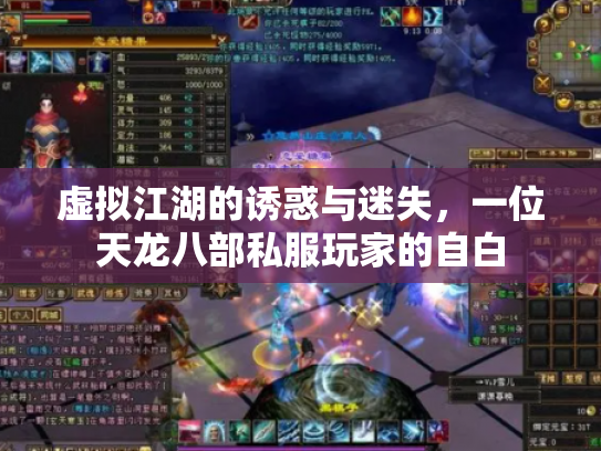 虚拟江湖的诱惑与迷失，一位天龙八部私服玩家的自白