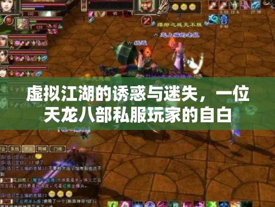 虚拟江湖的诱惑与迷失，一位天龙八部私服玩家的自白