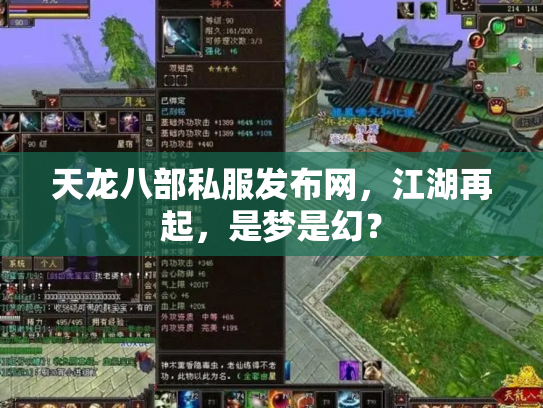 天龙八部私服发布网，江湖再起，是梦是幻？