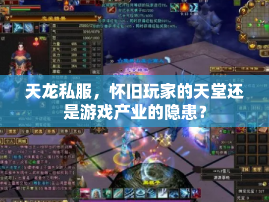 天龙私服，怀旧玩家的天堂还是游戏产业的隐患？