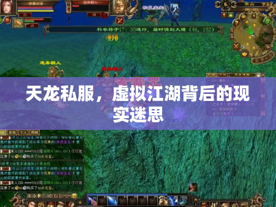 天龙私服，虚拟江湖背后的现实迷思