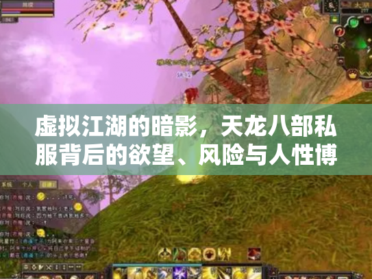 虚拟江湖的暗影，天龙八部私服背后的欲望、风险与人性博弈