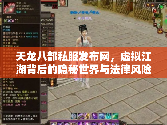 天龙八部私服发布网，虚拟江湖背后的隐秘世界与法律风险